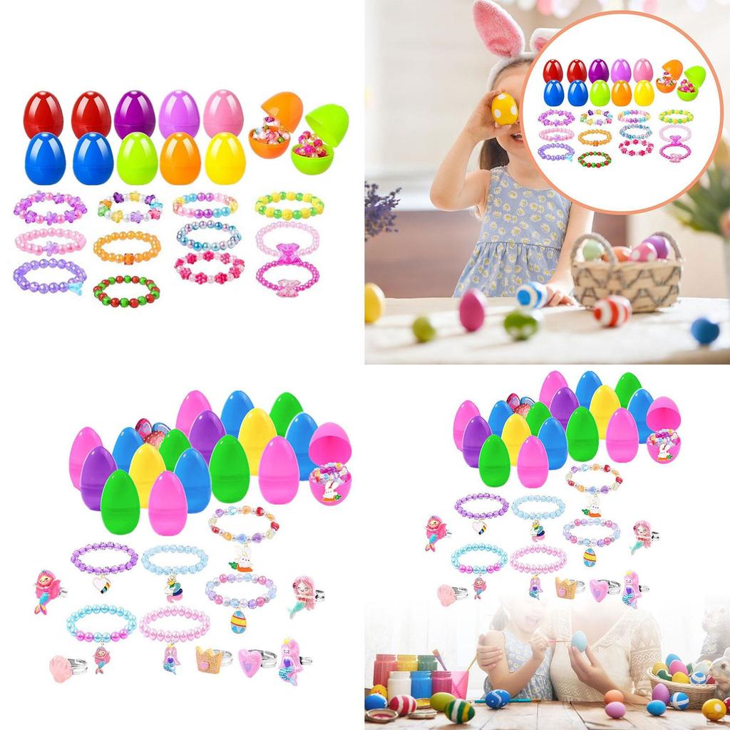 Prefilled Easter Eggs Fun Basket Stuffers for Goodie Bag Fillers Kids