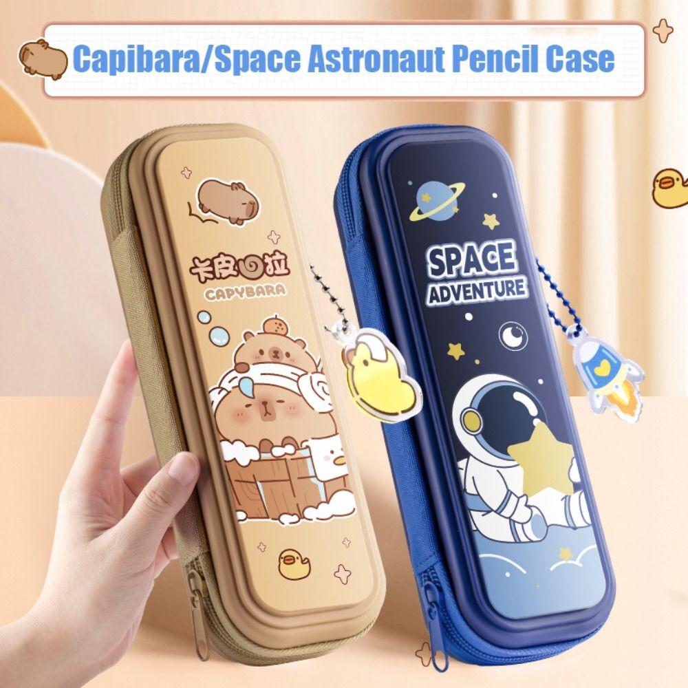 

Водонепроницаемый пенал Capibara/Space Astronaut, уменьшающий вес, держатель для ручек для учеников начальной школы
