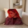B-BEBE REXHA Actor Singer Cushion Cover Inches Farmhouse Decor Home Throw Pillow Covers For Couch Decorations