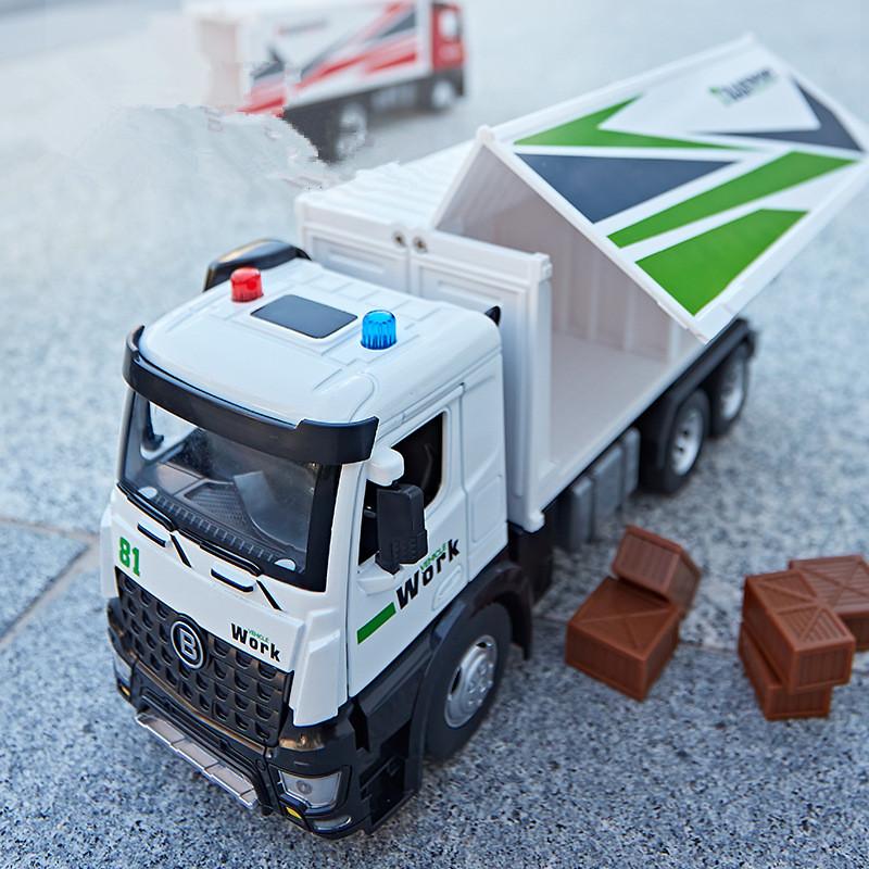 1/24 Scale Run-off Model Truck Type Large Unit Box, Container Car Games, Original Content Prize Games,