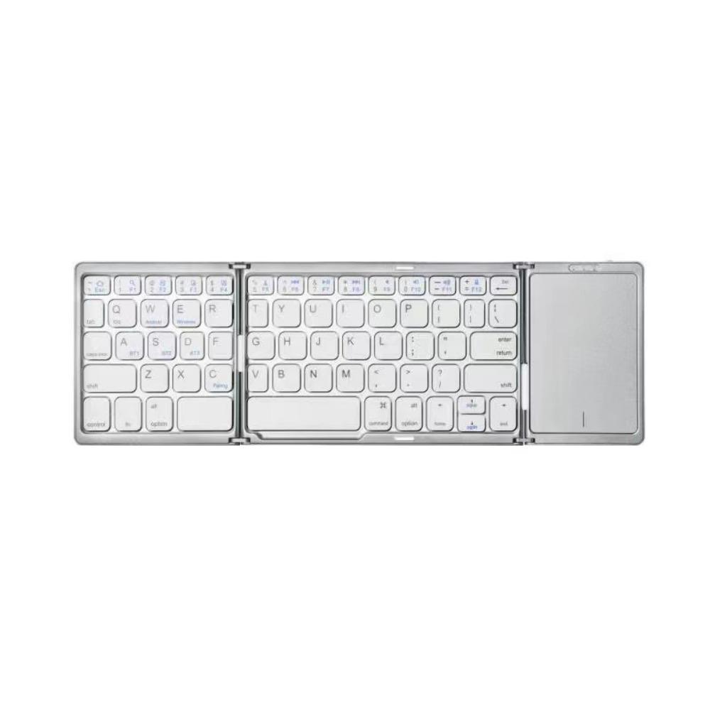 Mini Clavier Bluetooth Pliable Triple Sans Fil Clavier Bluetooth Sans Fil Pliable BO33 Rechargeable avec Pavé Tactile