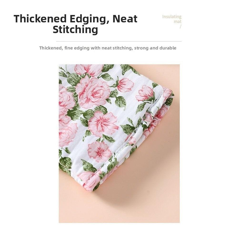 2Pcs Heat Resistant Microwave Oven Gloves Heat Insulation Baking Gloves  Hot Pot Cooking