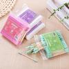 100Pcs/bag Small Head Bamboo Sticks Cotton Swab Remover  Stick Makeup Cotton Disposable Double Head