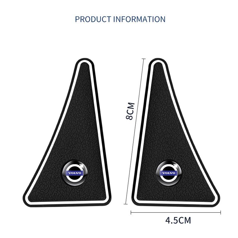 2pcs Car Door Corner Anti-collision Durable Protective Stickers For Volvo T6 V90 V60 V40 XC90 S60 C30 XC60 V50 V70 S90 XC40 S80