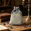 Divinations Tarots Card Dices Bag Small Wedding Bag Table Oracles Cards Game Bag Jewelry Storage Drawstring Tarots Bag
