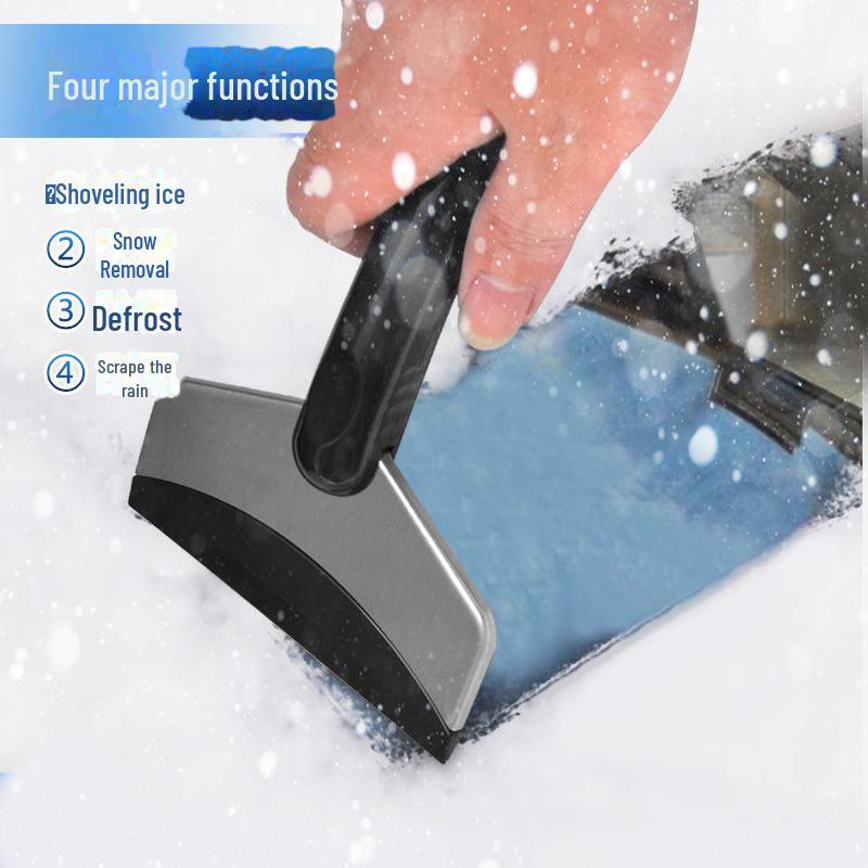 Auto Schneeschaufel & Eiskratzer - Edelstahl Enteisungswerkzeug