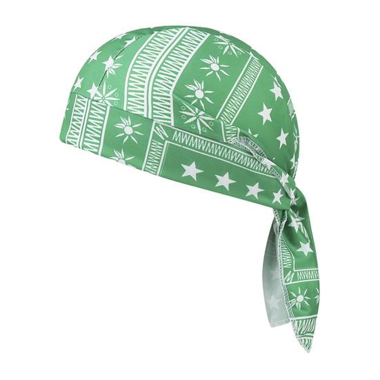 Paisley Cooling Headscarf Cap Set, Sweat Wicking Adjustable Straps Elastic Fit Breathable Hand Washable Headwrap