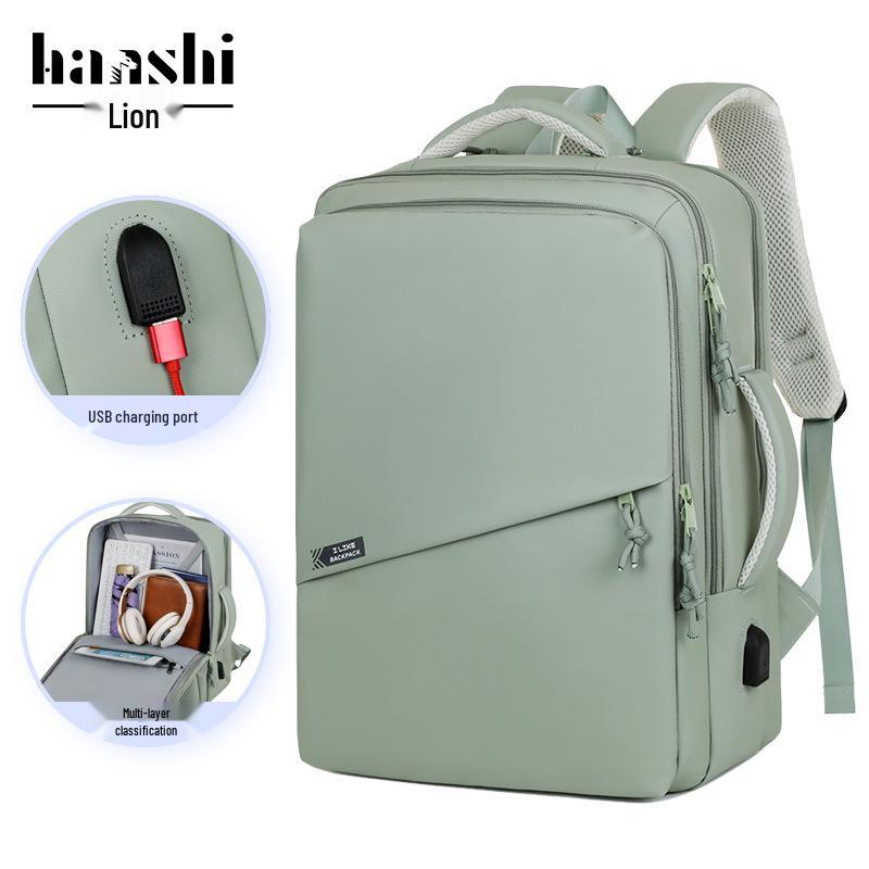 Trendy Waterproof Large-Capacity Backpack for Men & Women - Stylish for Travel & School