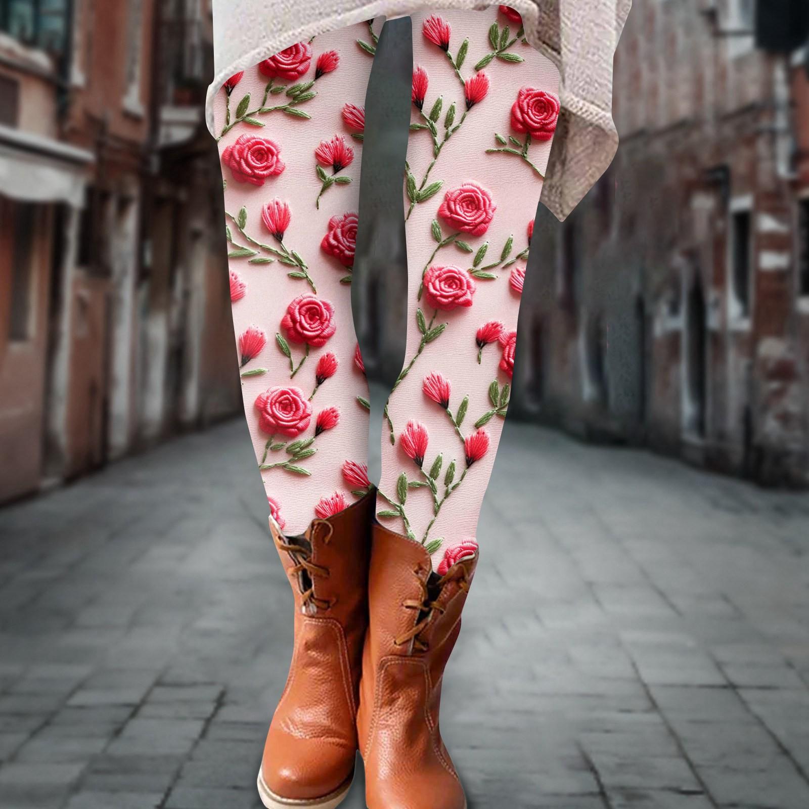 

Женские брюки ко Дню святого Валентина с 3D-принтом, эластичные мягкие леггинсы, повседневные домашние пижамные брюки XL арбуз красный