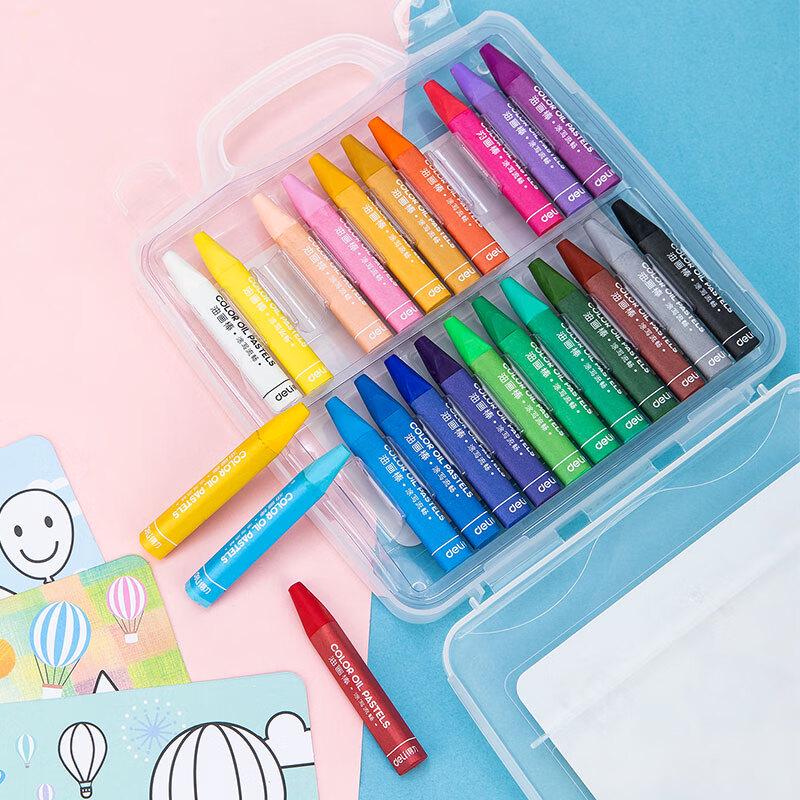 Deli Kids' Smooth Silky Oil Pastels
