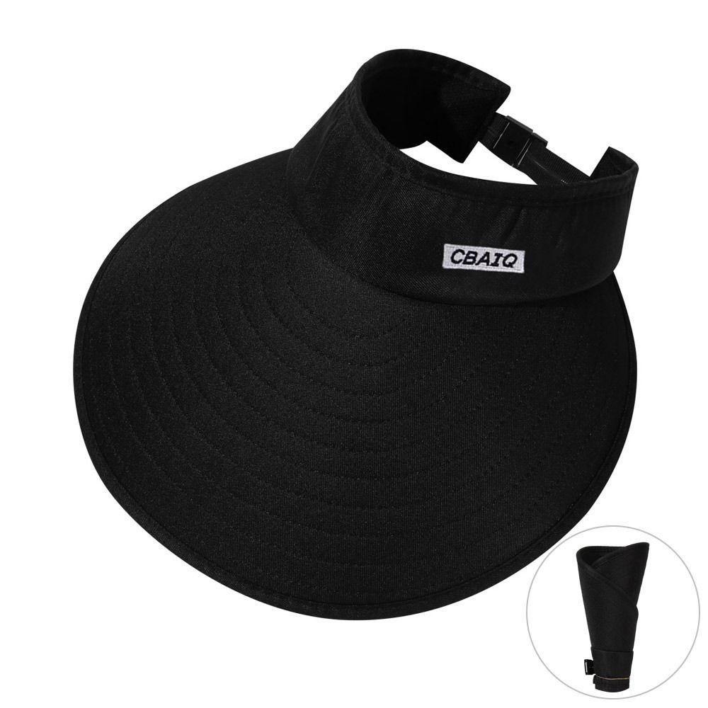 Visor Hat Beach Cycling For Women Travel Wide Brim Sun Hat Empty Top Hat Women Cap Korean Style Hat