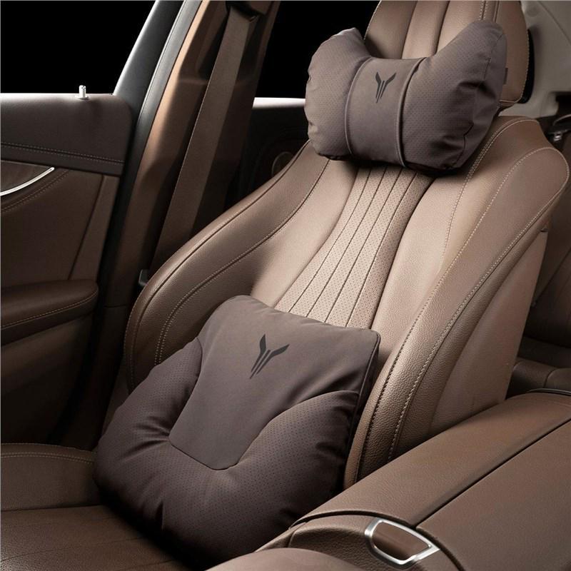 Lantu Dreamer Car Headrest Neck Pillow with Free Zhiyin Seat Cover