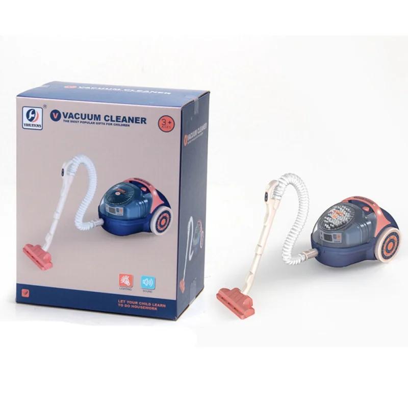 New Kids Play Kitchen Small Homes Appliances Simulation Electric Vacuum Cleaner Juicer Coffee Washing Machine Toys For Children
