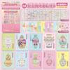 Miniature Scene Sticker Book Sunny Town 3d Cartoon Cabin Diy Decor