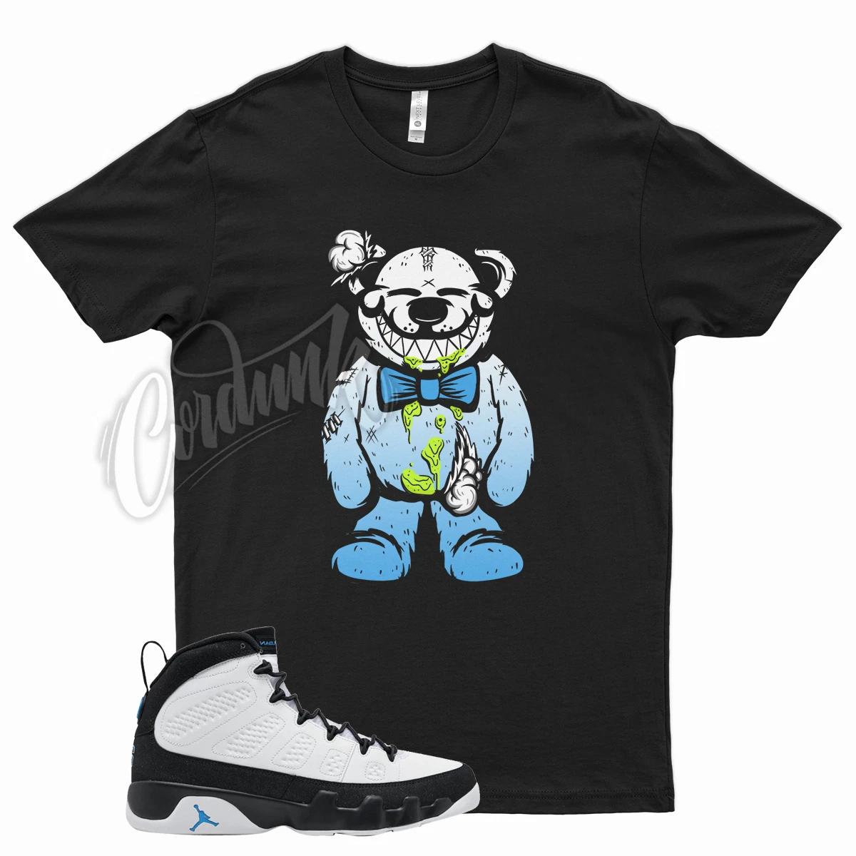 TEDDY T Shirt for J1 9 University Powder Blue UNC White Pearl 10 Carolina S