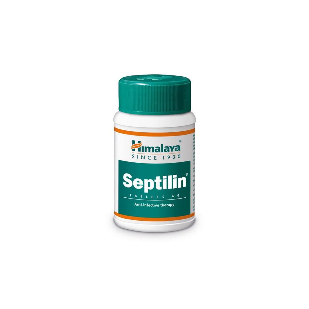 Himalaya Tablety Septilin pro podporu imunity 60 tablet v balení Přírodní doplněk pro zdraví dýchacích cest a celkovou obranyschopnost těla