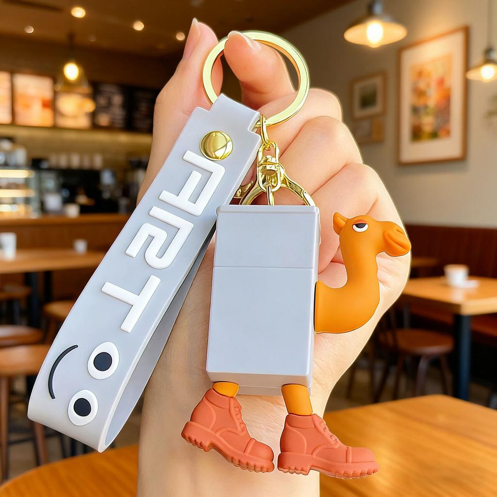 New Fun Keyrings Italian Brainrot Animals Keychain Tralalero Tralala Tung Tung Tung Sahur Ballerina Cappuccino Doll Toy Gifts