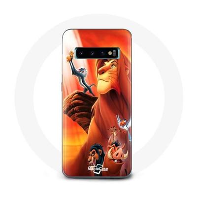 Coque Pour Samsung Galaxy S10 Le Roi Lion Simba Et Mufasa