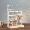 Necklace Holder Stand Jewelry Display Rack Multi-tier Jewelry Rack Capacity Display Stand for Earrings Rings for Showcase