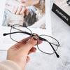Japanese Thin Frame Full Metal Frame Glasses Box Flat Light Harajuku Style Xiaoqing Literary And Art Fan Frame Retro Tide