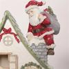 Christmas House Statue Desktop Centerpiece Statue Christmas Decoration Ornaments