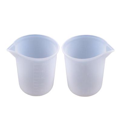 Kristall-Epoxid-Silikon-Messbecher: 100ml Skala, DIY Klebermischwerkzeug.