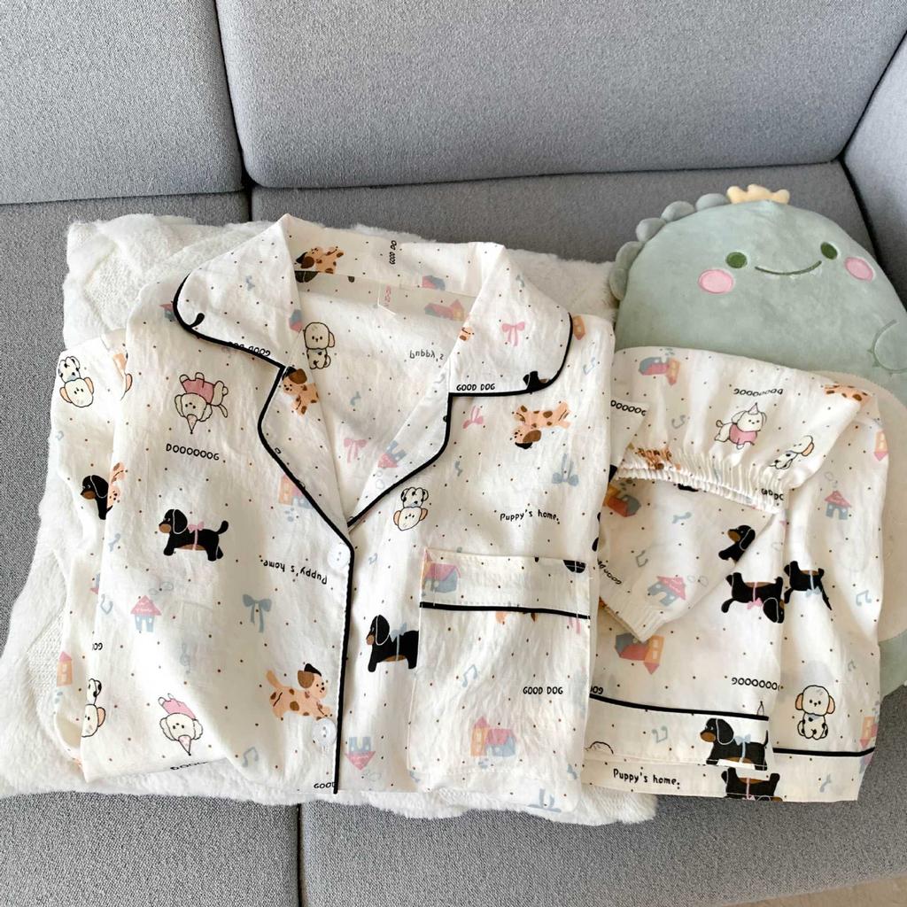 Sommer neue Pyjamas Damen kurzärmelig Shorts dünne Wolkenbaumwolle Cartoon niedlich große Größe Koreanische Version Loungewear