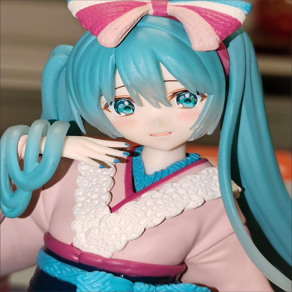 In Stock  Vocaloid Hatsune Miku New Tokyo Kimono PVC Anime Figures Action Figure Model Toys Collectibles Gifts