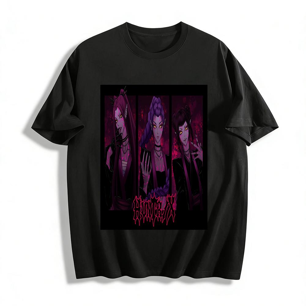 Hunter X Hunter Phantom Troupe Pakunoda Machi Feitan Printed Graphic T-Shirt Pure cotton T-shirt XXS