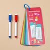 1 Set Beginner Self-test Math Calculation Training Cards 1-12 Grades Educational Learning Supplies for Kids Students School Use