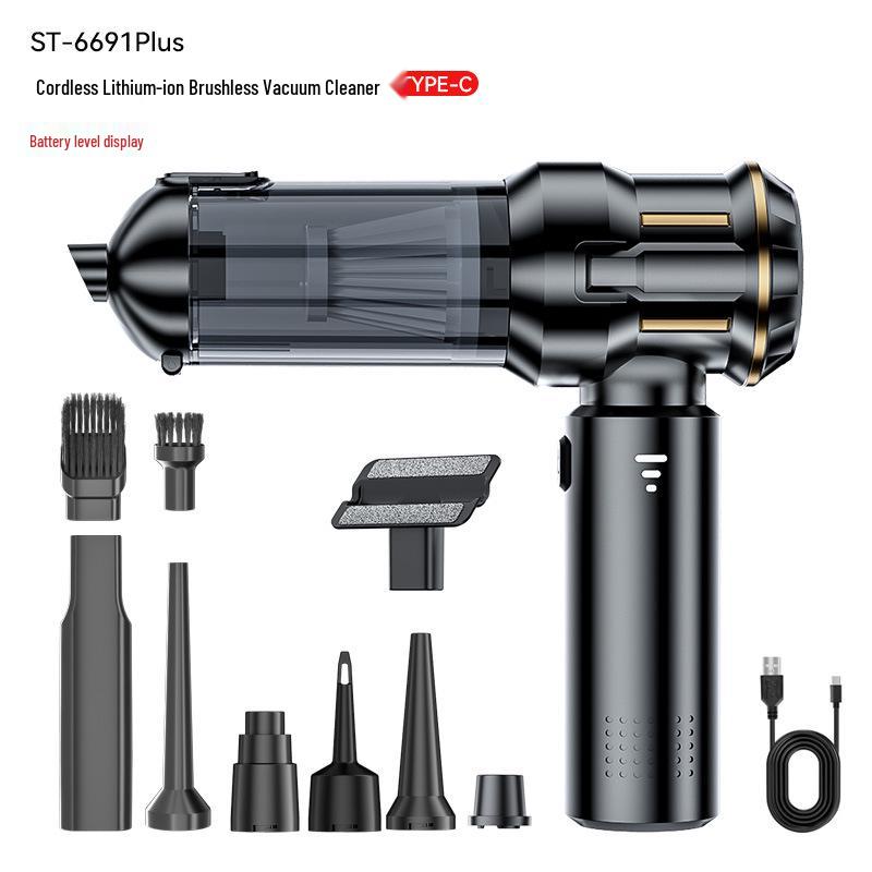 Portable 4-in-1 Handheld Brushless Car Vacuum & Blower