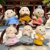 Schattige Boeddhistische Monnik Pluche Sleutelhanger, Cartoon Kleine Monnik Knuffel Hanger, Zen Figuur Sleutelhanger Bedeltje voor Tas Rugzak, Cadeau voor Mannen Vrouwen