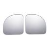 1 pair Silver Wide Angle Convex Car Auto Rear Side View Blind Spot Mirror Sector