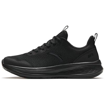 Cushioning Slip Resistant Cushioning Slip Resistant Low Top Running Shoes Men's Black 912425513-4