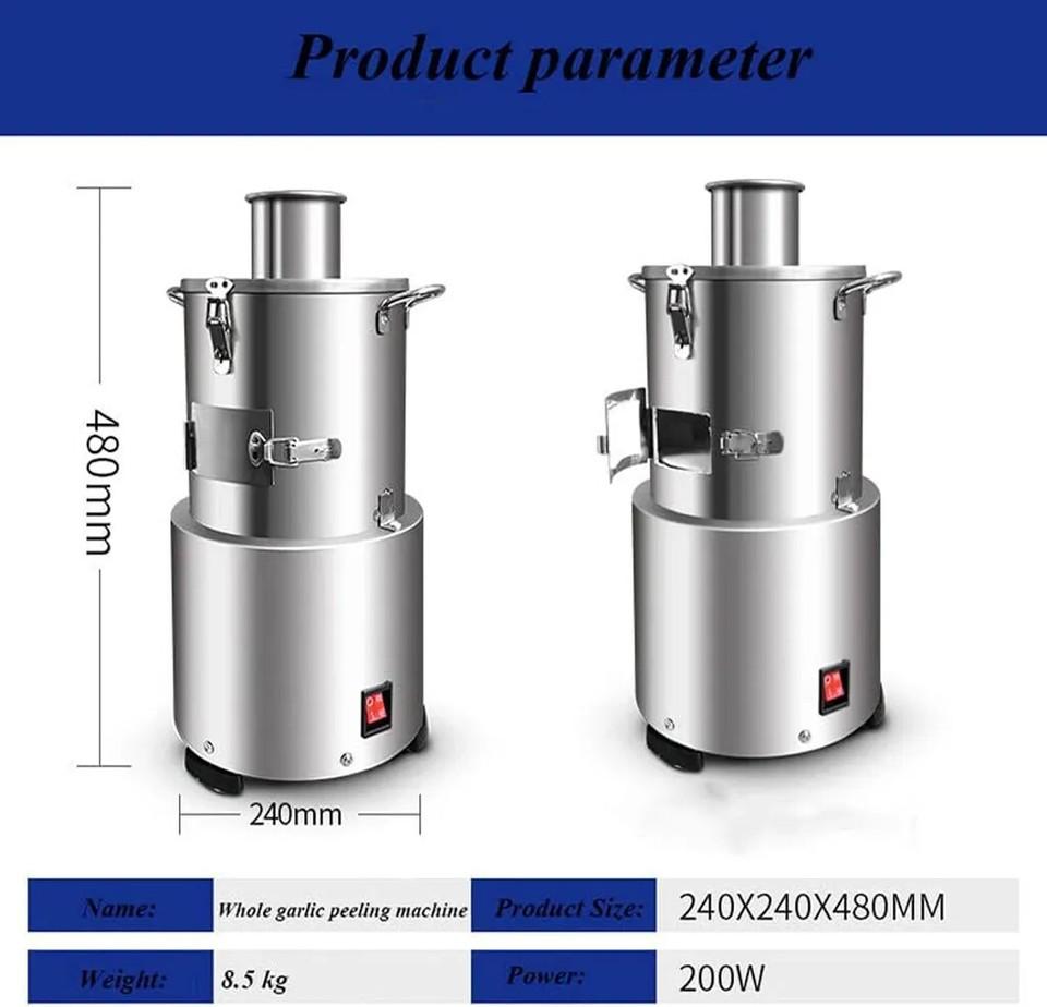 220V Commercial Garlic Peeler Electric Garlic Peeler Peeling Tool