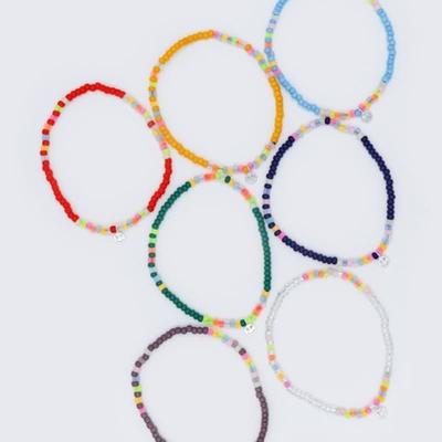 BONBEAU Soft Pop Color Beads Layered Bracelet