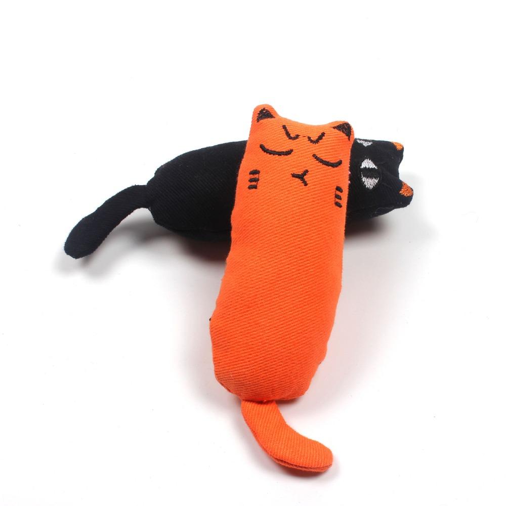 Pet Cat Toy Pure Cotton Fabric, Grinding Teeth, Wear-resistant and Cute, Containing Catnip Cat