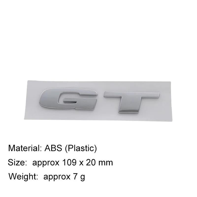For MG GT MG3 MG4 MG5 MG6 MG7 RX5 RX8 3D Premium ABS Car Sticker GT Letters Body Emblem Decal Exterior Decoration GUS6