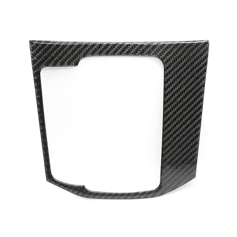 Fibra de Carbono Real Estilo Carro Cobertura do Painel da Alavanca de Câmbio Guarnição Decorativa APENAS Para Mazda CX-5 CX5 CX 5 2017 2018