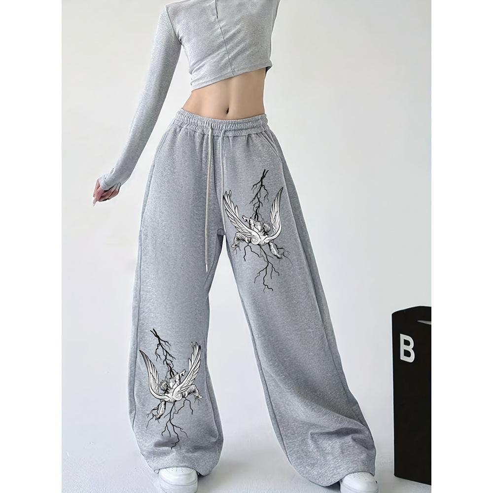 High Street Hip Hop Trend Casual Pants Men's Summer New Loose Niche Straight Versatile Long Pants