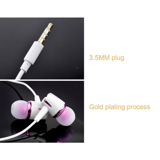 Wired Universal Noise Cancelling Stereo In-ear Earphone Phone Headset with Mic