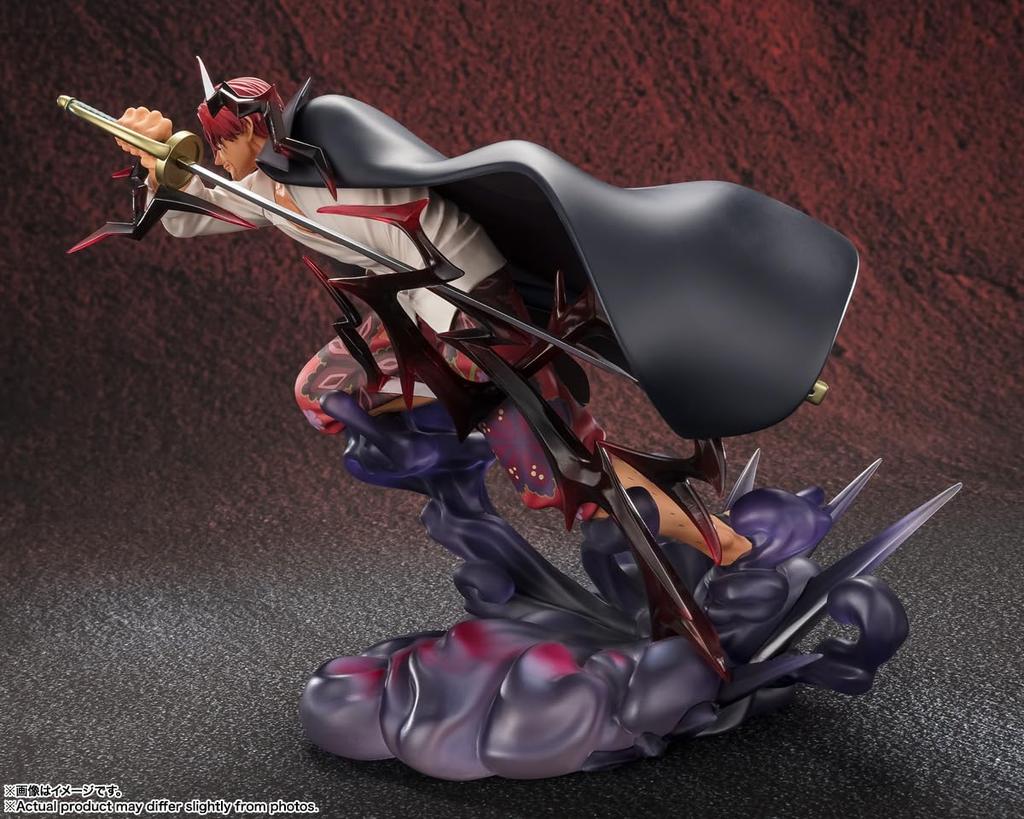 TAMASHII NATIONS FiguartsZERO ONE PIECE Fierce Shanks 200mm PVC ABS Painted Complete Figure [Super Battle] -God's Escape- Approx. &