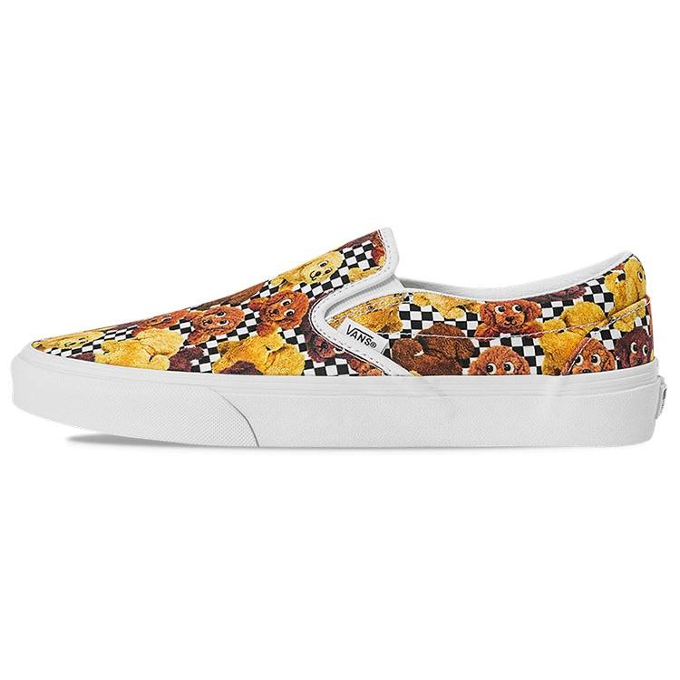 Vans Slip-On Pattern Low Tops Casual Skateboarding Shoes Unisex Multi-Color Men s VN0A7VCFDMV EU 46