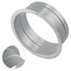Metal Exhaust Duct Connector Flange Round High-temperature Resistant Straight Flange Adapter 75-300mm Pipe Air Vent Connector