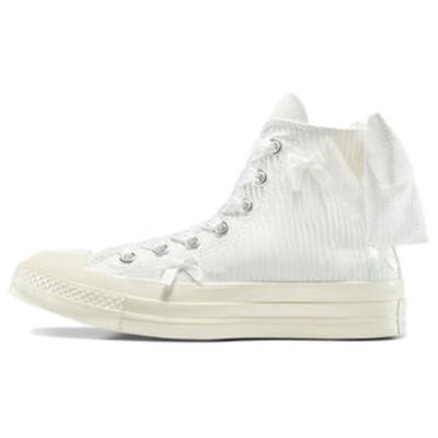 Chuck 70 High Lacci Sneakers Unisex Bianco Egret A15191C