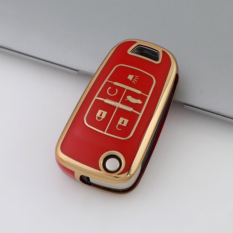 Buick/Chevrolet Key Cover for 2012-2025 Models: Excelle, GT, LaCrosse, Encore, Malibu – Folding Protective Shell