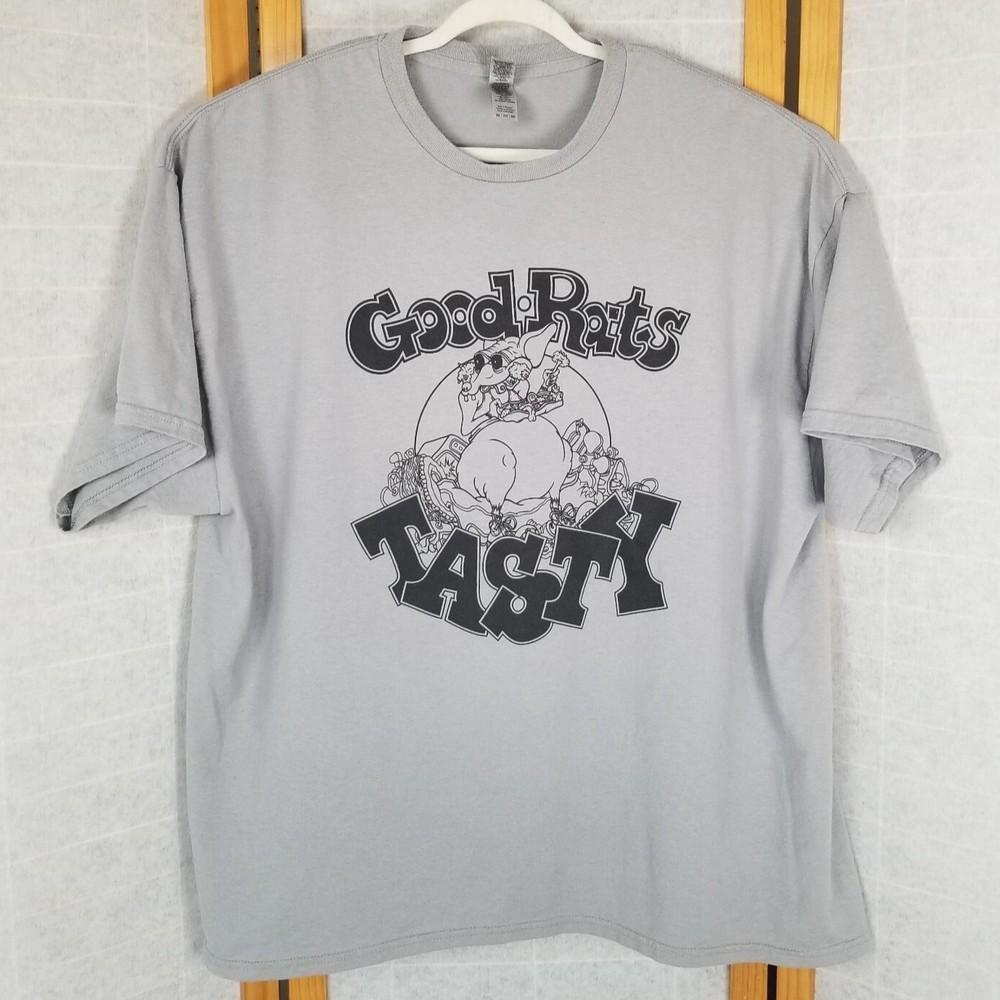 

Good Rats Graphic Band T-Shirt Gray Unisex Cotton Tee All sizes Unisex T-Shirt M
