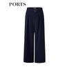PORTS Women's Autumn/Winter Elegant Wide-Leg Pants