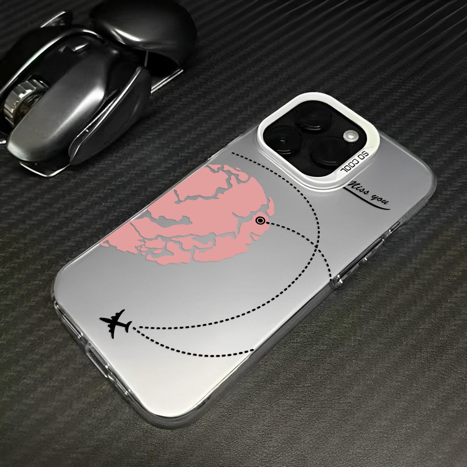 

Fashion Airplane Travel Love Phone Case for Oppo Reno15 Reno14 Reno13 Reno12 Reno11 Reno10 Reno8 Z F T Pro Plus 4G 5G Back Cover Reno15 5G