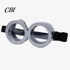 Adjustable Elastic Goggles 3Pcs Halloween Costume Accessories, Yellow Knitted Hat Steampunk Retro Style Gloves Adults Cosplay Party Set for Men Women
